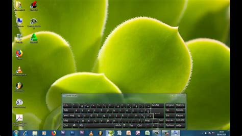 Activer clavier visuel windows 7